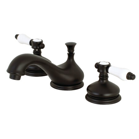 Kingston Brass KS1165BPL 8" Widespread Bathroom Faucet, Oil Rubbed Bronze KS1165BPL